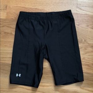 Under Armour Black Spandex Bike Shorts